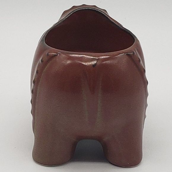 Partylite Vintage Porcelain Brown Elephant Votive Candle Holder - Picture 11 of 16